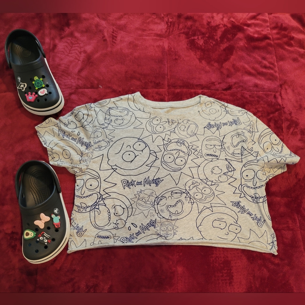Crop top Rick and Morty
